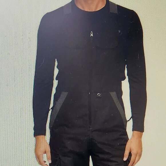 Sz 4x WinterOveralls Bib w/Reflective Striping, Many Pockets - Bib, Side, Back - Picture 1 of 12